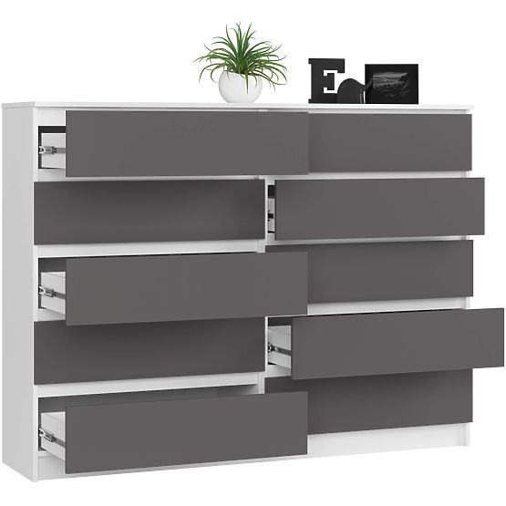 KOMODA K160 10SZ CLP PK BIJELA / SIVA