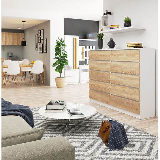 KOMODA K160 10SZ CLP PK BIJELA / SONOMA