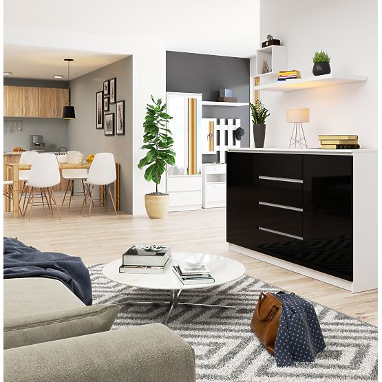 KOMODA K160 2D 4SZ CLP PK CRNI SJAJ