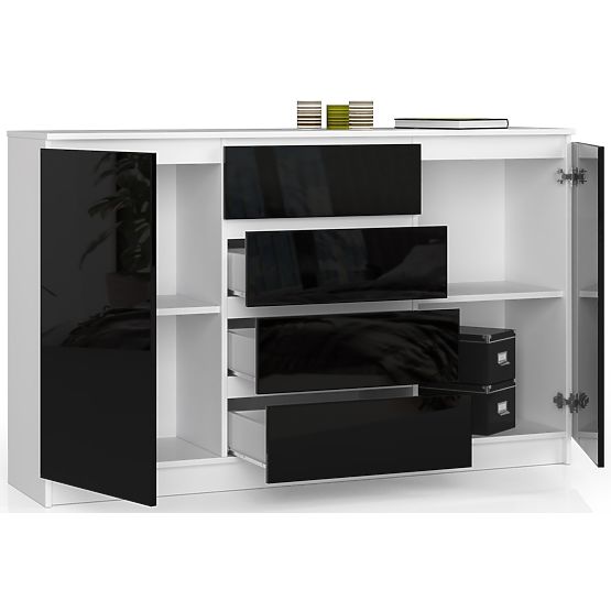 KOMODA K160 2D 4SZ CLP PK CRNI SJAJ
