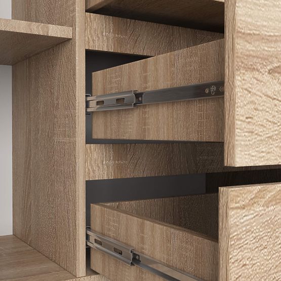 KOMODA K160 2D 4SZ CLP PK HRAST SONOMA