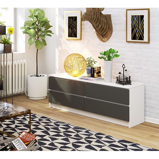 KOMODA K160 4SZ CLP PK BIJELA / SIVA