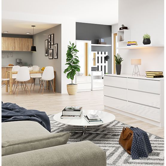 KOMODA K160 6SZ CLP PK BIJELI SJAJ