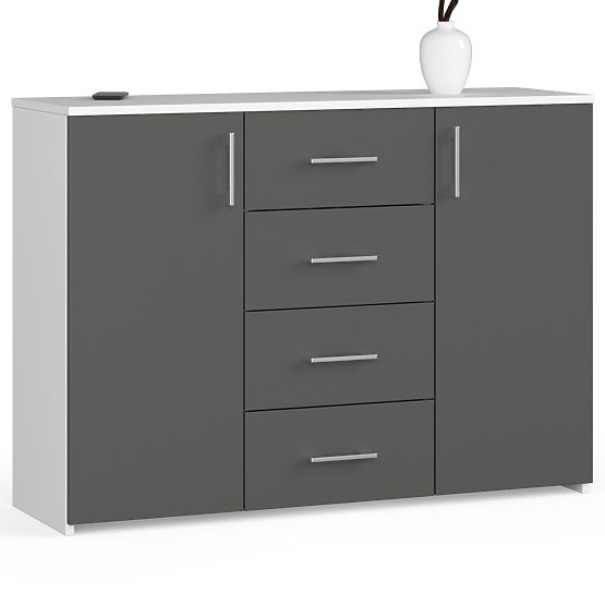 KOMODA K45 PK BIJELA / GRAFITNO SIVA