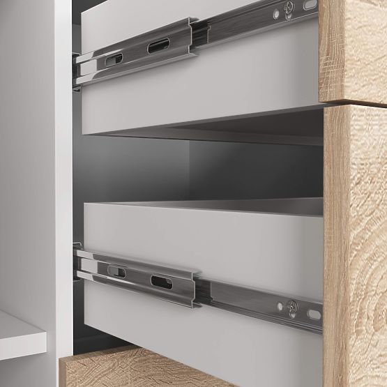 KOMODA K45 PK BIJELA / HRAST SONOMA