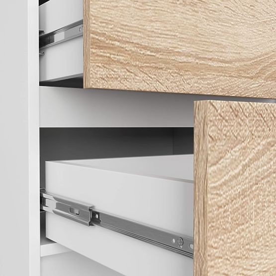 KOMODA K60 5 LADICA CLP PK BIJELA / SONOMA