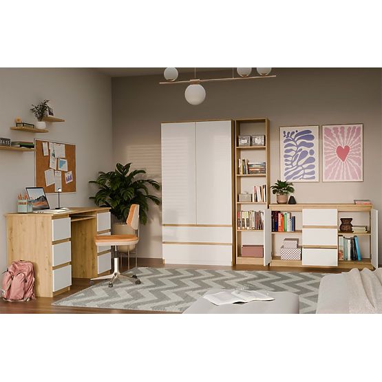 Komoda Malwa 2D3S HRAST ARTISAN BIJELA