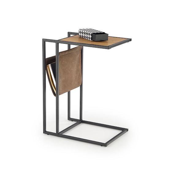 Kompaktni konferencijski stolić zlatni hrast/crni (1p=1ks)