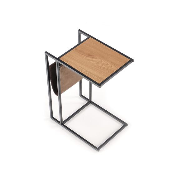 Kompaktni konferencijski stolić zlatni hrast/crni (1p=1ks)