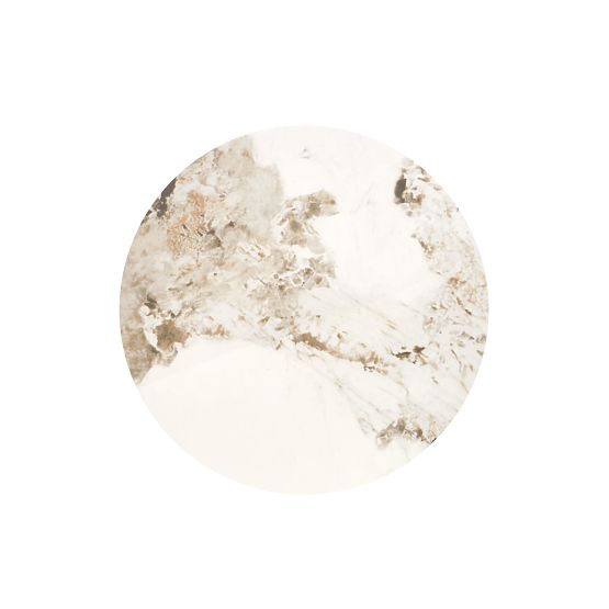 Konferencijski stolić ALESSIA, bež mramor / crna (2p=1ks)