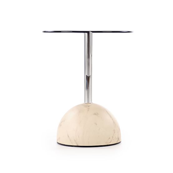 Konferencijski stolić ARIANA, bež mramor / smeđa (2p=1ks)