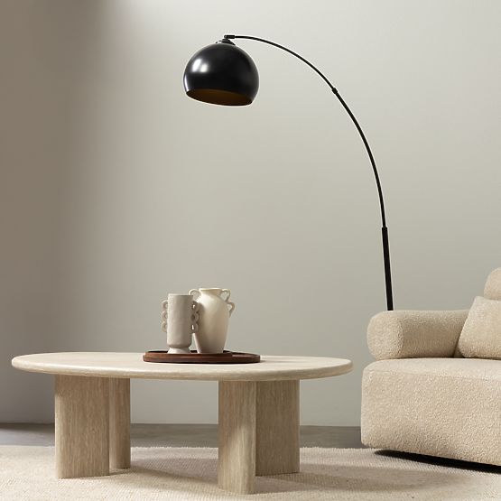 Konferencijski stolić Cameron 130 cm, travertin