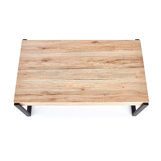 Konferencijski stolić CAPRI hrast san remo / crni (1p=1kom)