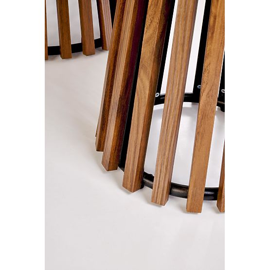 Konferencijski stolić CARINA bež mramor / orah (2p=1ks)