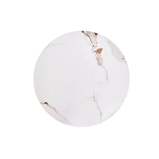 Konferencijski stolić CARINA bež mramor / orah (2p=1ks)