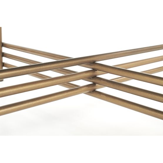 Konferencijski stolić ISMENA okvir - zlatni, ploča - crna (1p=1ks)