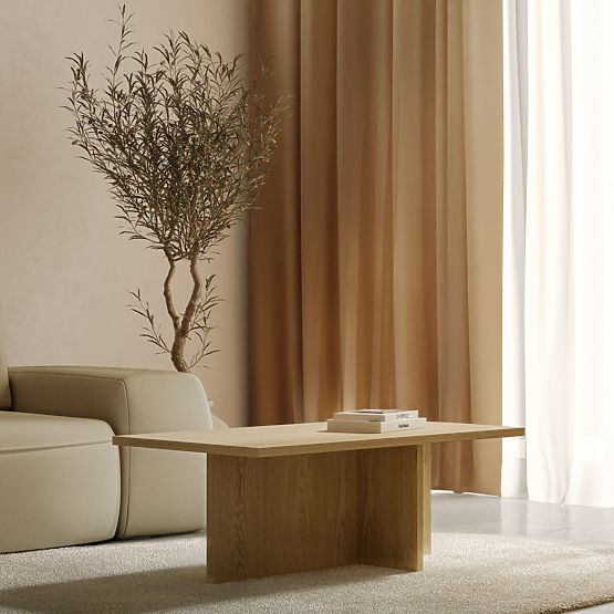 Konferencijski stolić Jose, pravokutni, Hrast Cremona Torro