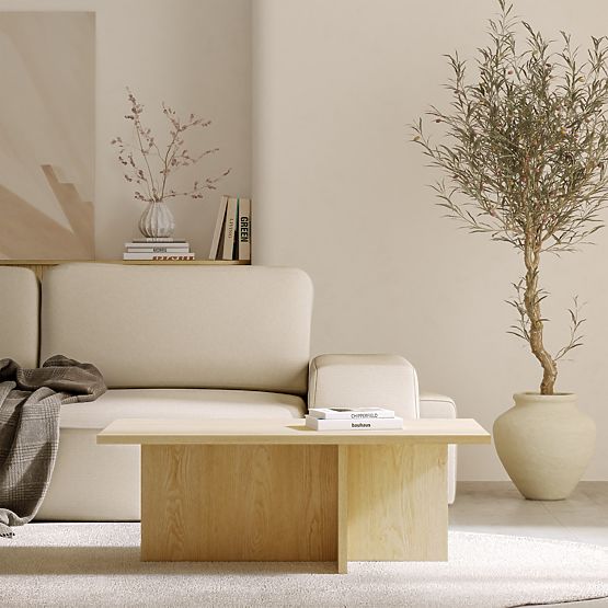 Konferencijski stolić Jose, pravokutni, Hrast Cremona Torro