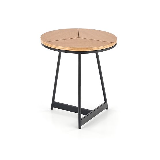 Konferencijski stolić KARIDA-S prirodni hrast/crna (1p=1ks)