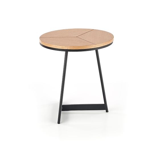 Konferencijski stolić KARIDA-S prirodni hrast/crna (1p=1ks)