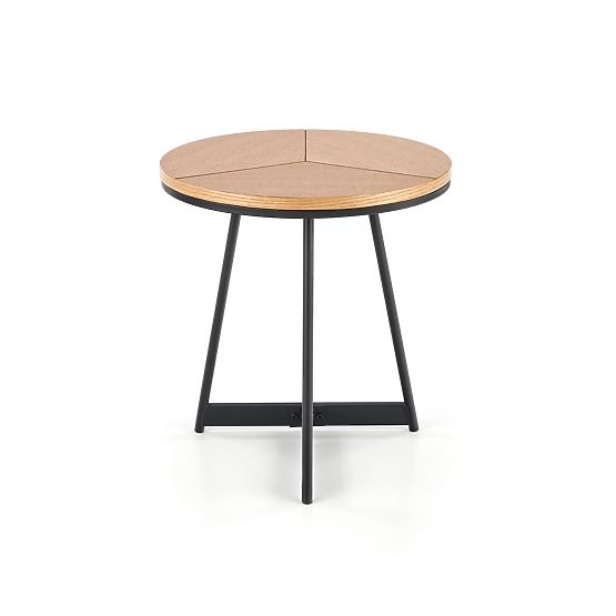 Konferencijski stolić KARIDA-S prirodni hrast/crna (1p=1ks)