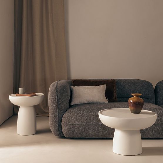 Konferencijski stolić Lagoon 60 cm, bež, mat