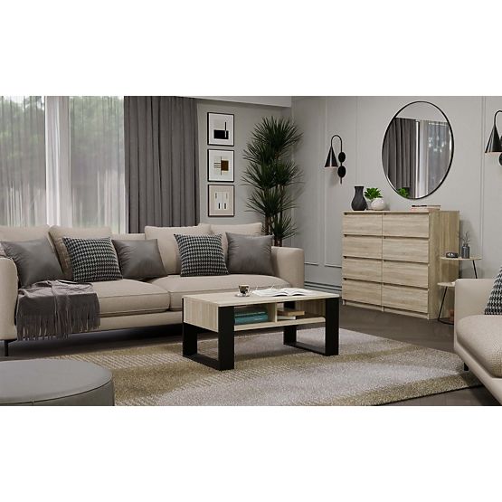 Konferencijski stolić Modern 2P HRAST SONOMA CRNI