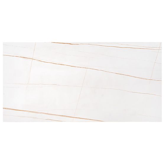 Konferencijski stolić UNIVERSE 3, bijeli mramor / zlatni (2p=1ks)