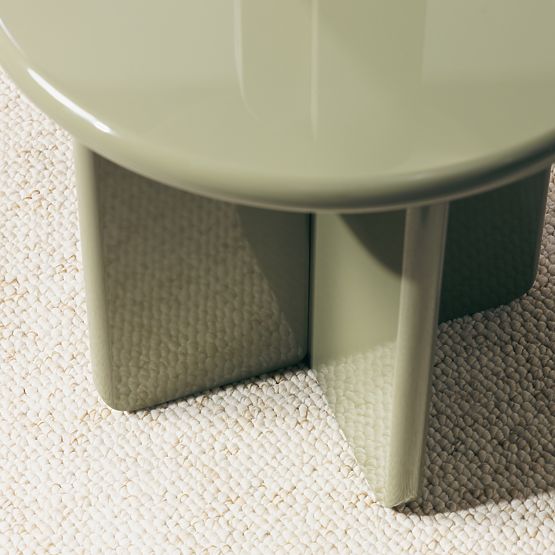 Konferencijski stolić Vivid 50 cm, maslinast, sjajni