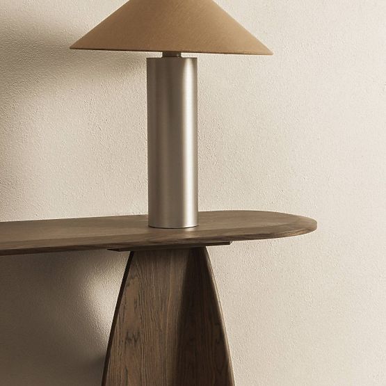 Konzola/pisaći stol Noku 150 cm, tamni orah