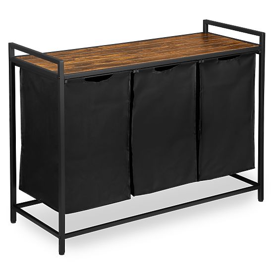 Košara za rublje s policom 3 pretinca ARTUS