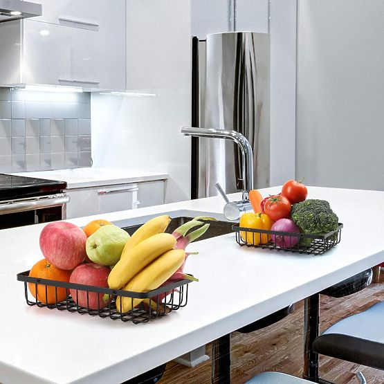 Košara za voće PULOS 2 razine crna