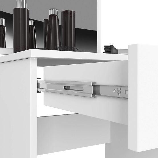 KOZMETIČKI TOALETNI STOL S OGLEDALOM P-2/SL 500x600 DESNI PK BIJELI