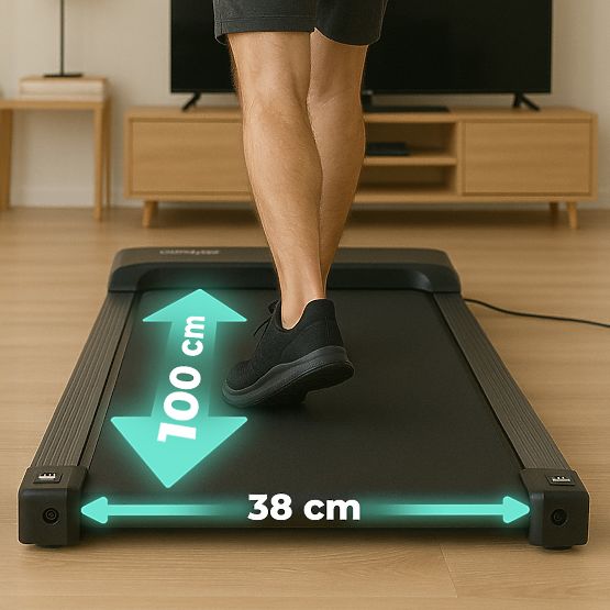 Kućna električna traka za hodanje walking pad ispod stola 6 km/h ModernHome