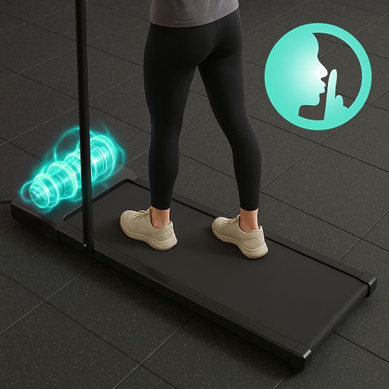 Kućna traka za trčanje s električnim držačem walking pad za trening ispod stola 10 km/h ModernHome