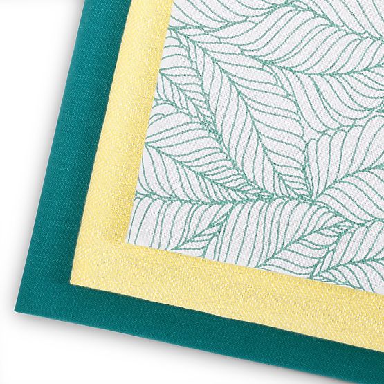 Kuhinjska krpa LETTY boja tirkizna tiskani motiv moderni stil moderni 50x70 ameliahome