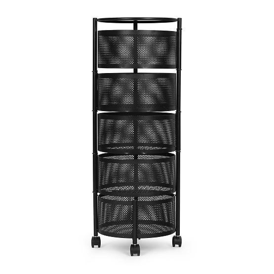 Kuhinjski stalak pomoćnik organizator rotirajuće police 5 razina metal ModernHome