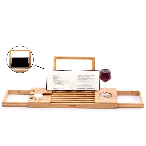 Kupaonski dodaci MELEDYN svijetlosmeđe boje u boho stilu, samostojeći za unutarnju upotrebu homede