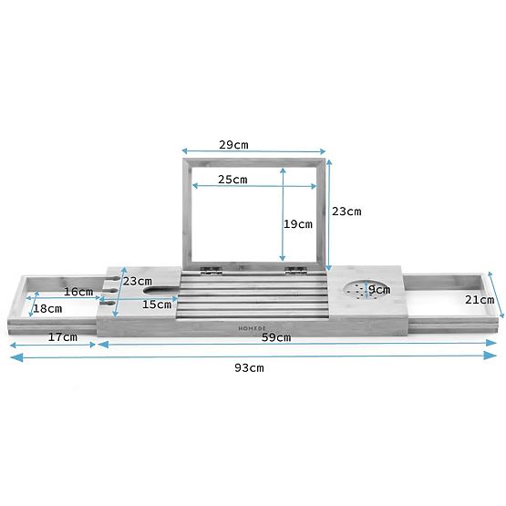 Kupaonski dodaci MELEDYN svijetlosmeđe boje u boho stilu, samostojeći za unutarnju upotrebu homede