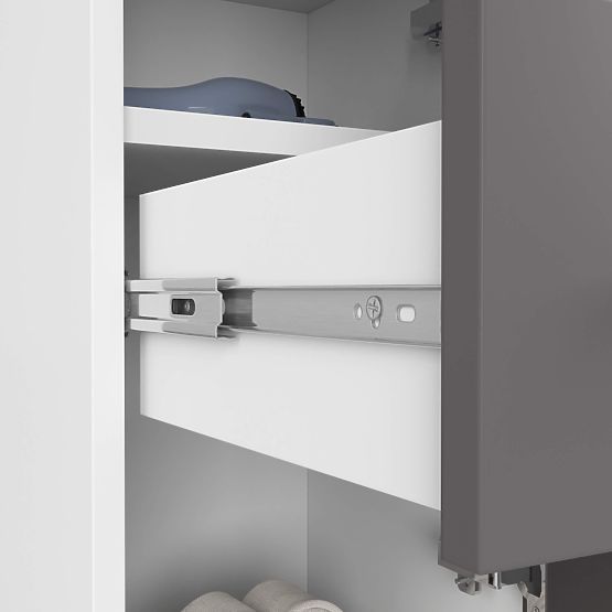 KUPAONSKI ORMARIĆ FIN STUPAC 30 2D 1SZ 85cm PK BIJELA / SIVA