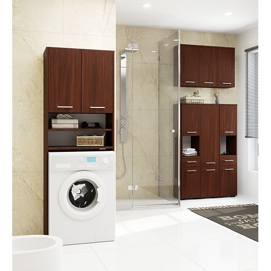 KUPAONSKI ORMARIĆ FIN STUPAC 30 2D 1SZ 85cm WENGE