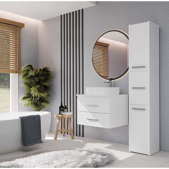 KUPAONSKI ORMARIĆ ISPOD UMIVAONIKA NEL 60 S 2 LADICE BIJELA