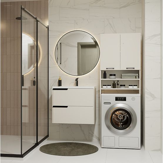 Kupaonski ormarić iznad perilice POLA DK KAŠMIR BEŽ Polica Stup 180X64X30