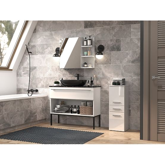 Kupaonski ormarić Nel V DDS BIJELI SJAJ