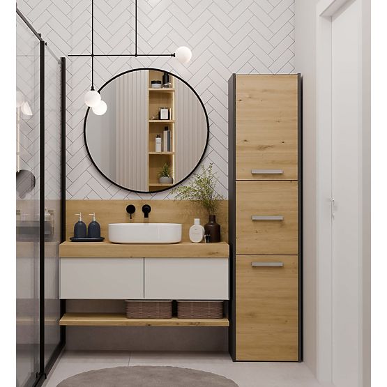 Kupaonski ormarić Sara S43 ANTRACIT ARTISAN