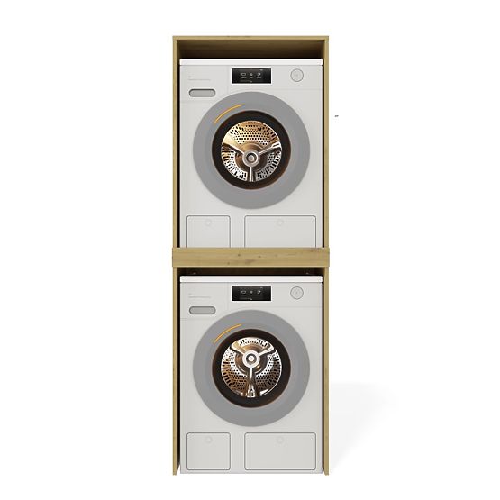 Kupaonski ormarić za perilicu i sušilicu POLA TWIN Regal Stup DUB ARTISAN