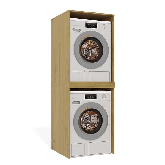Kupaonski ormarić za perilicu i sušilicu POLA TWIN Regal Stup DUB ARTISAN