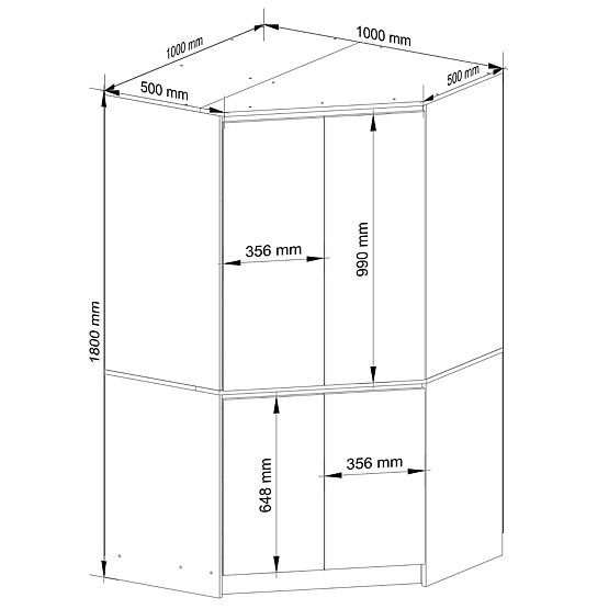 KUTNI ORMAR S100 4D CLP GRAFIT SIVA