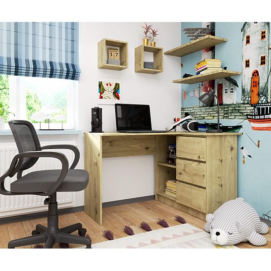 KUTNI PISAĆI STOL B16 CLP DESNI HRAST ARTISAN