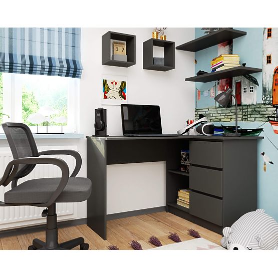 KUTNI PISAĆI STOL B16 CLP DESNI PK SIVI